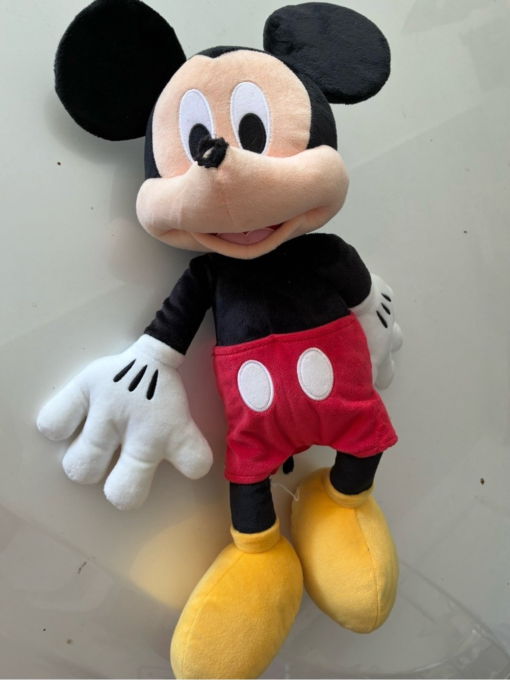 Disney store 14” Mickey Mouse plush doll